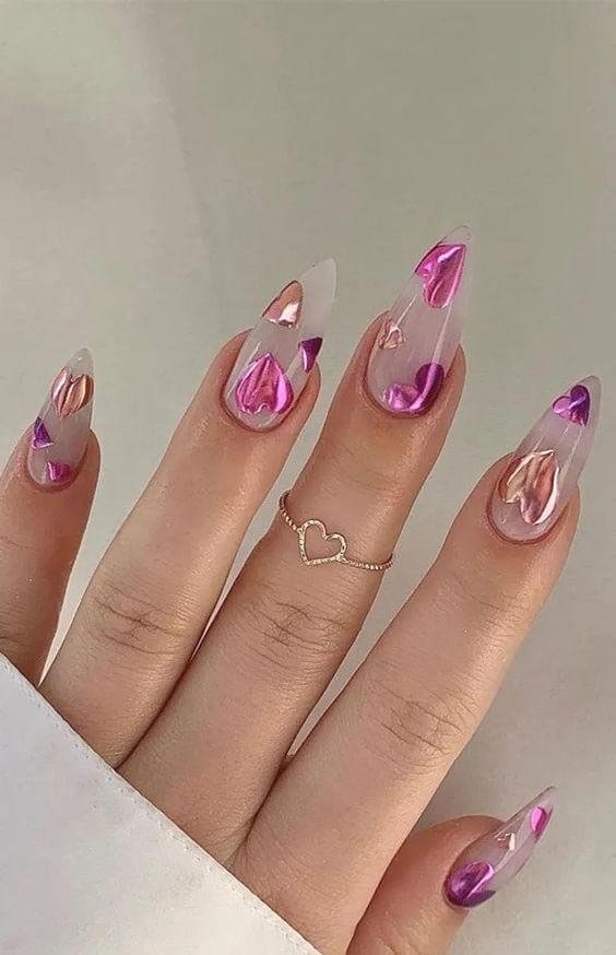 heart nails