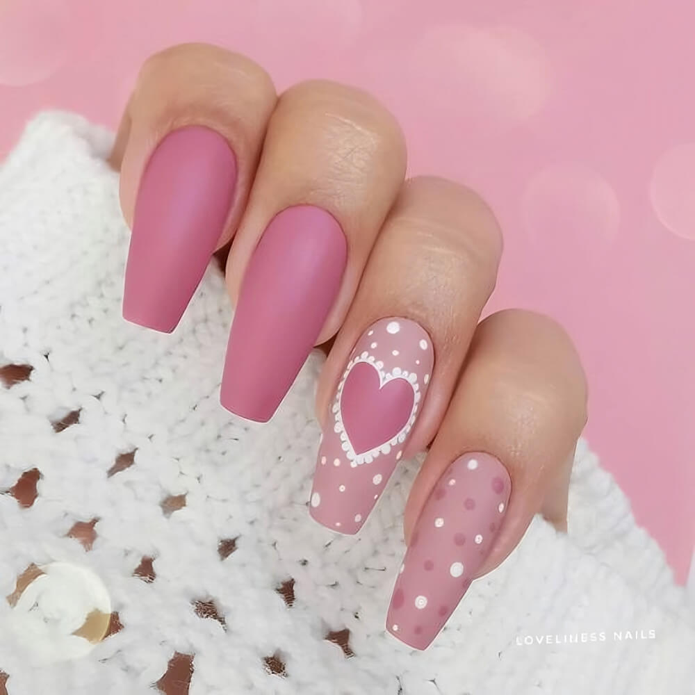 30 Heart Nail Designs To Make Your Fingers Pretty All Year Long