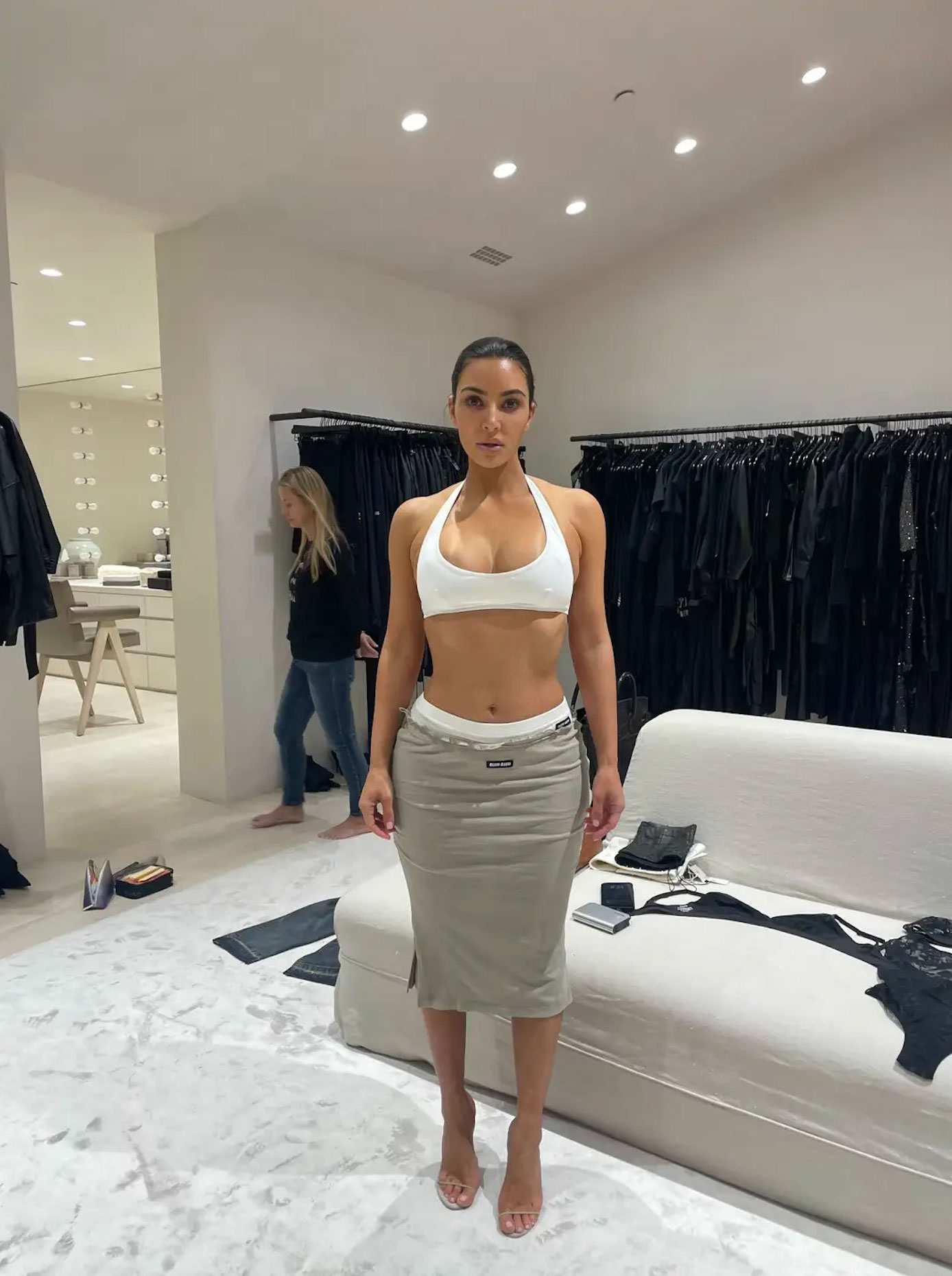 North shared a little too much of her mom, including various states of undress