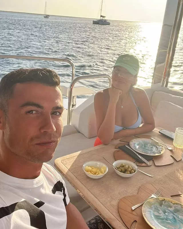 Cristiano Ronaldo's girlfriend Georgina Rodriguez shares pictures from lavish yacht holiday with kids