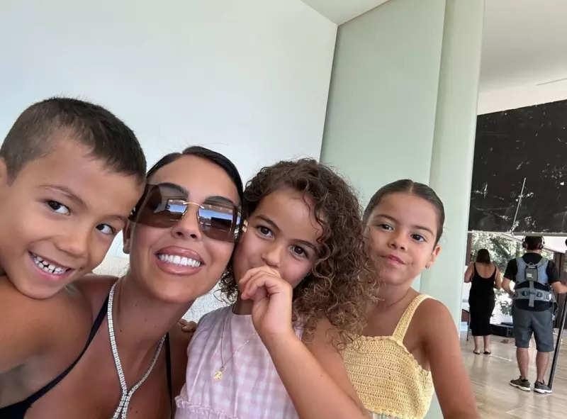 Cristiano Ronaldo's girlfriend Georgina Rodriguez shares pictures from lavish yacht holiday with kids