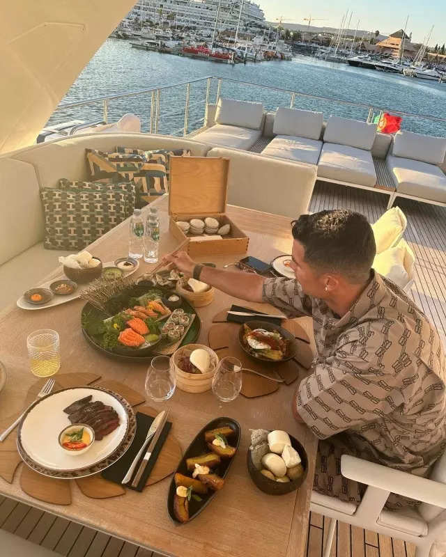 Cristiano Ronaldo's girlfriend Georgina Rodriguez shares pictures from lavish yacht holiday with kids