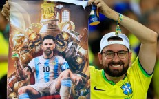 Brazilian supporters are aware of the true GOAT