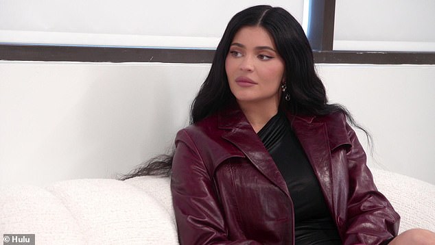 Really hard: Kendall asks Kylie how she is and how the baby is and Kylie says it's been, 'really hard for me'