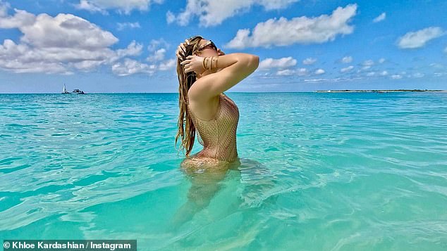 Khloé Kardashian is living her best life on a tropical vacation with her kids and sister Kim Kardashian, 43, in Turks and Caicos