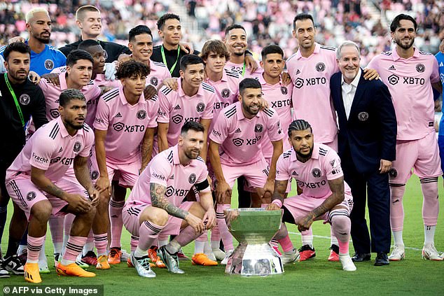 Upon his arrival in Miami, Messi led The Herons to their first club trophy in the Leagues Cup