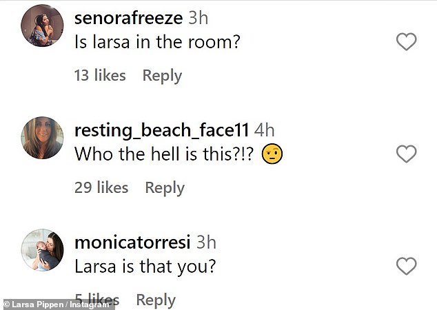 The thought that Larsa did not look quite like herself was nearly unanimous among the comments from her following of 5.4 million