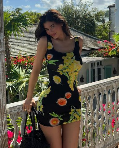 <p>Kylie Jenner/Instagram</p> Kylie Jenner in Turks and Caicos April 2024.