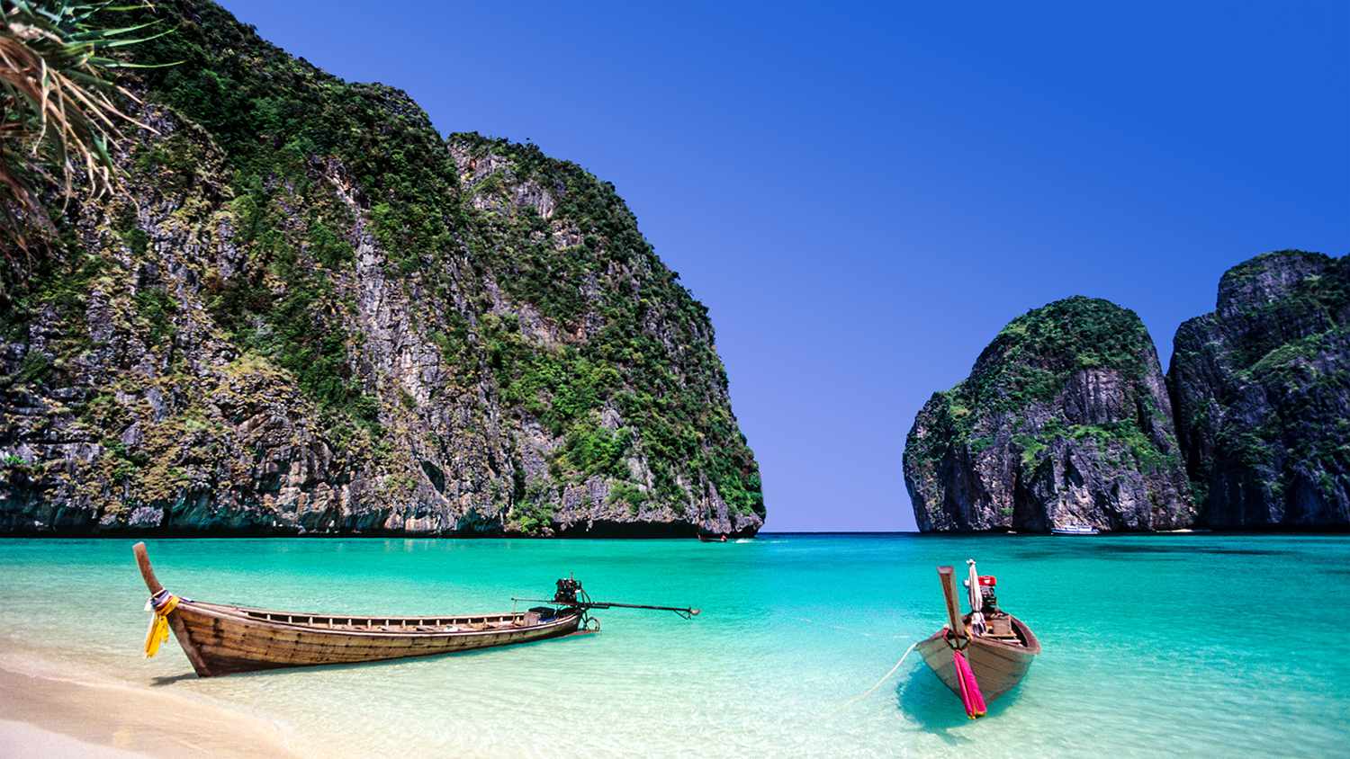 Taxi Boats at Maya Bay