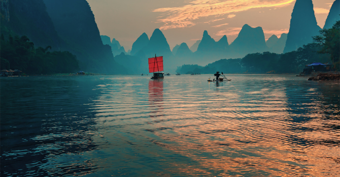 Li River: sights in China