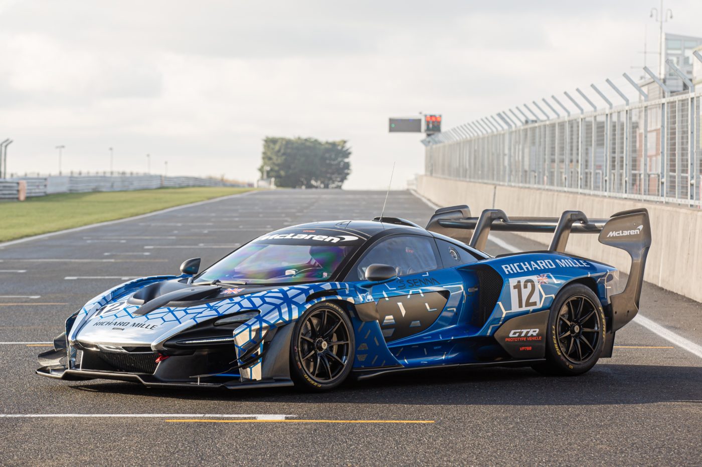 McLaren Senna GTR on race track