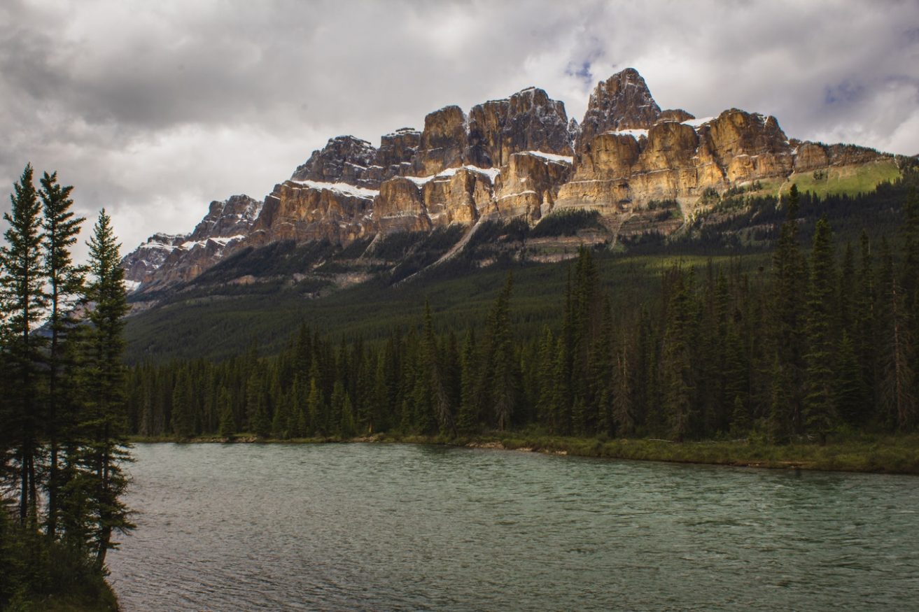 beautiful mountains - Castle Mountain, Canada