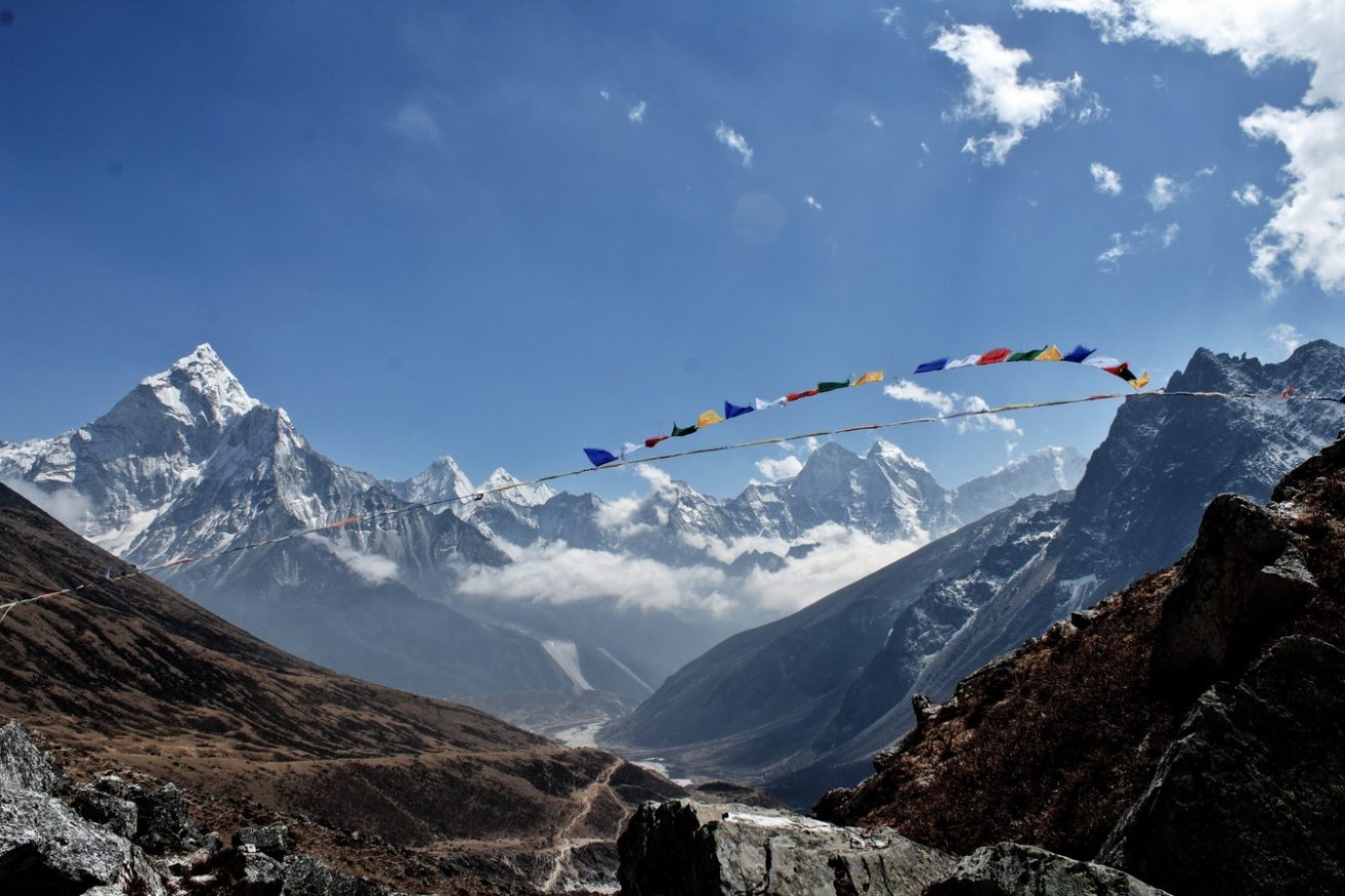 beautiful mountains - Mount Everest, Nepal/Tibet