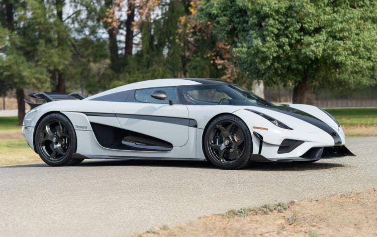 side of Koenigsegg Regera