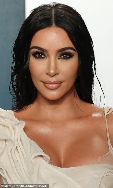Kim Kardashian in February 2020