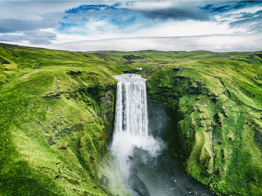 Skógafoss Waterfall Iceland