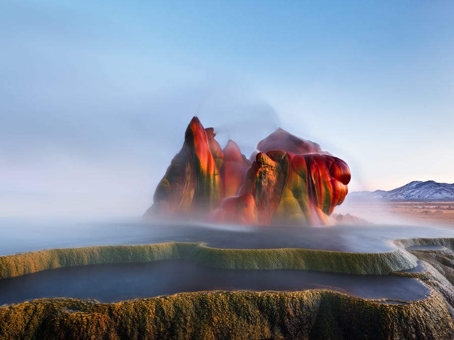 Fly Geyser, Nevada