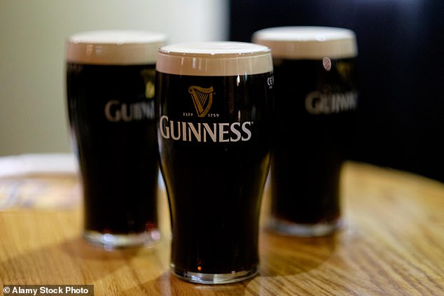Guinness is distinctive as an alcoholic beverage for the manner in which many people allow it to 'settle' following a two-part pour