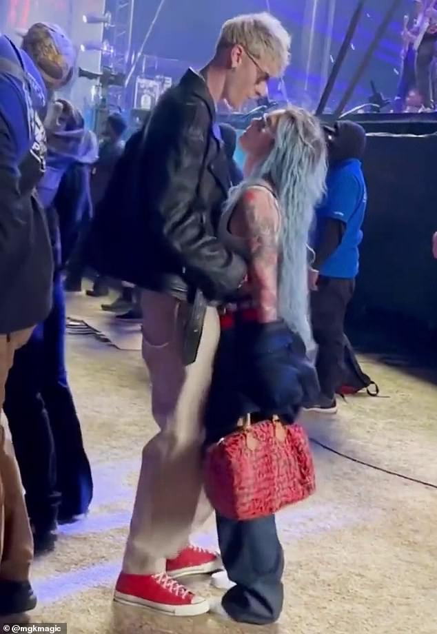 Amid rumors of a bitter split, Megan, 37, and Machine Gun Kelly , 34, showed off their love for each other at the festival