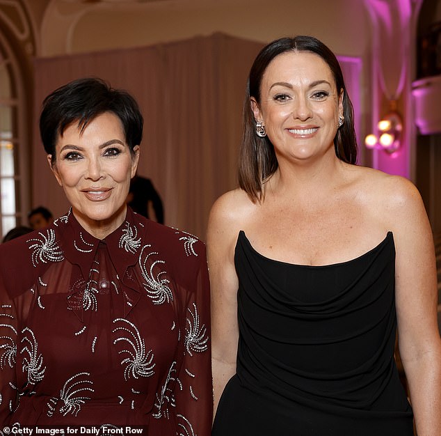Fans were surprised to see Celeste standing side-by-side with Kris, given that the funnywoman is known for impersonating and mocking the American reality star's daughters online.