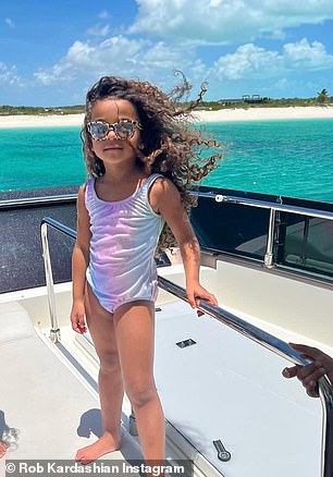 The little seven-year-old is growing up fast from the looks of photos posted on her dad's Instagram