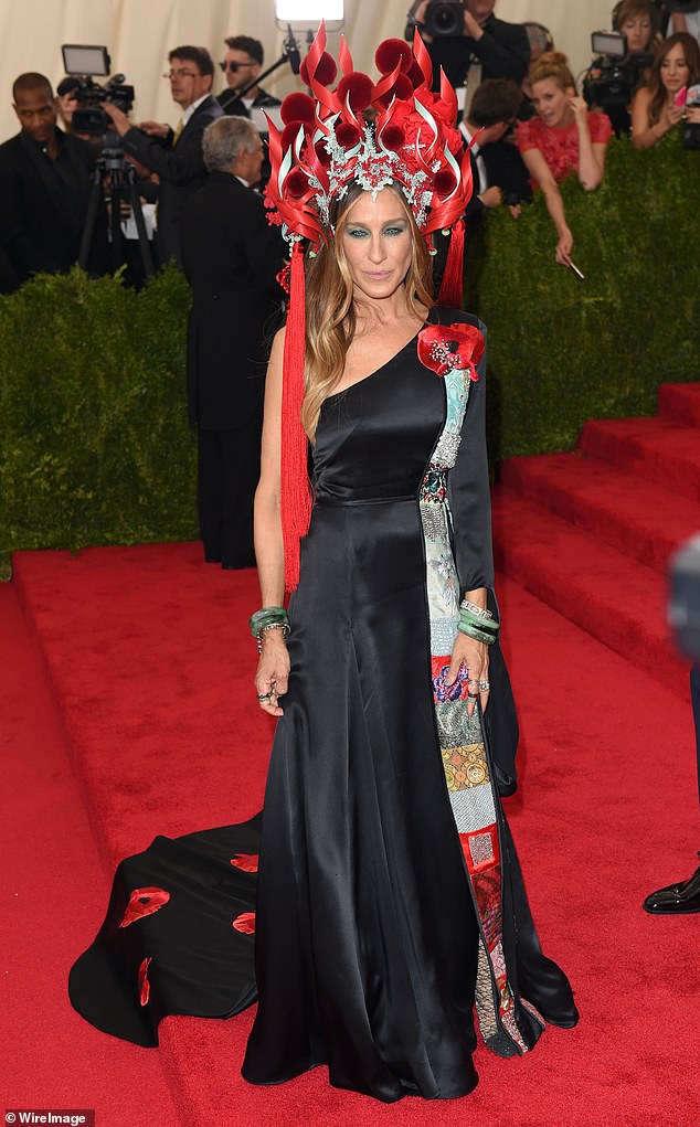 Sarah Jessica Parker looked like she was on fire at the China: Through The Looking Glass Costume Institute Benefit Gala on May 4, 2015