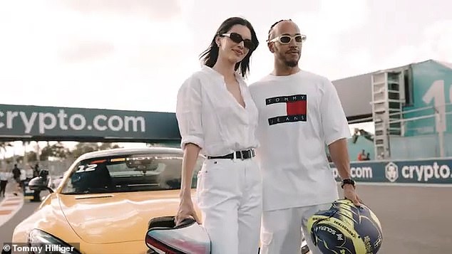 Lewis Hamilton took Kendall Jenner on a hot lap of the Miami International Autodrome