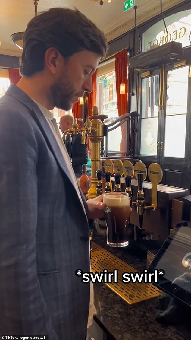 One such way that many people judge a good Guinness is by what has become known colloquially as the 'tilt test' - whereby drinkers tilt their pint at a 45-degree angle to see how creamy the Guinness is