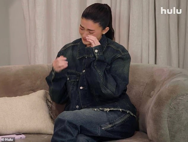 Kylie Jenner is not seen as much except when she is filmed breaking down in tears