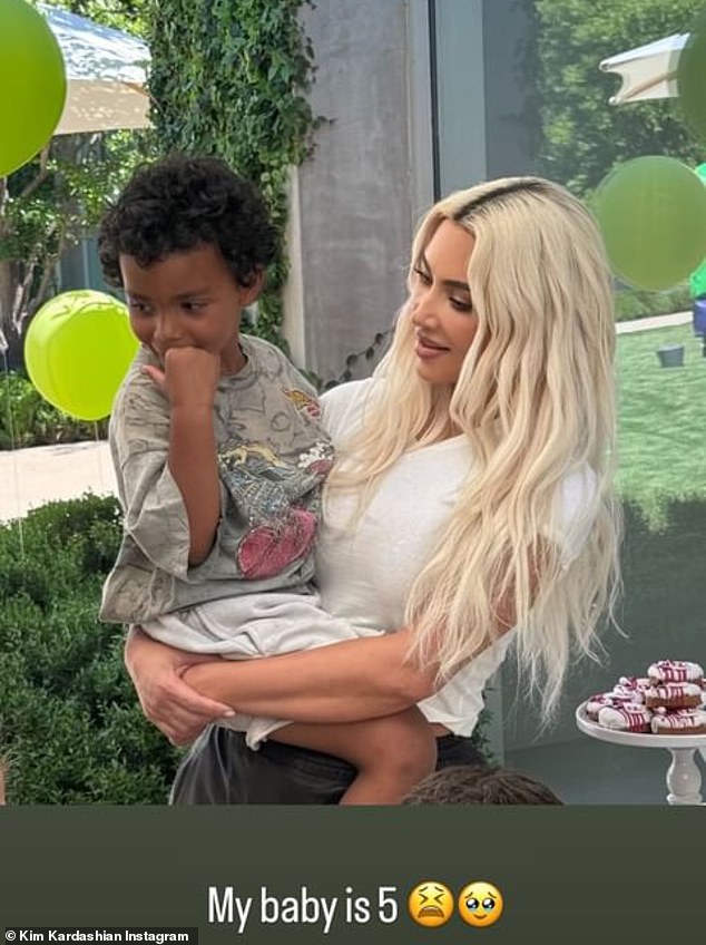 Kim Kardashian gave fans a peek at her son Psalm's incredible fifth birthday party on Saturday