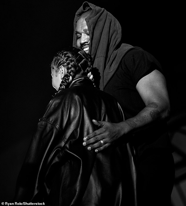 Although she made her acting debut on Friday night at the Hollywood Bowl, North is no stranger to the stage; pictured performing with Kanye in Miami in December