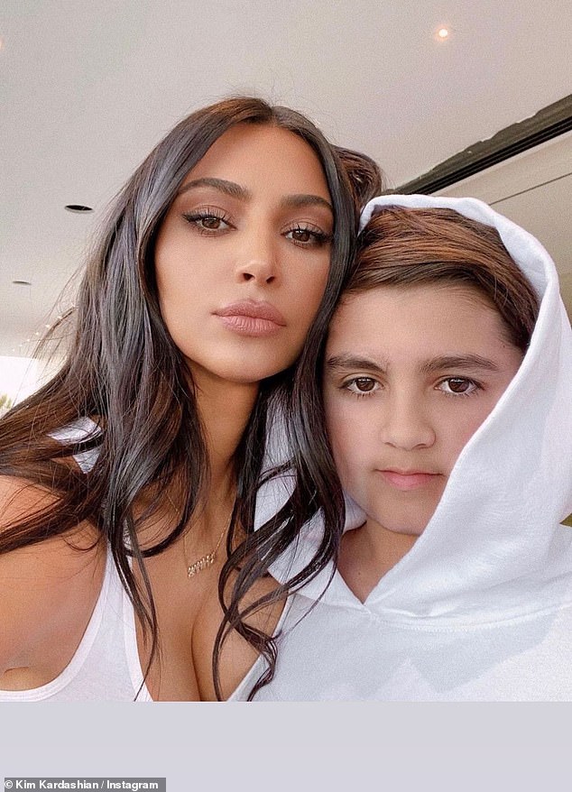 Kim Kardashian helped her nephew Mason Disick, 14, surpass over half a million followers on Instagram by encouraging her fans to also give him a 'follow'