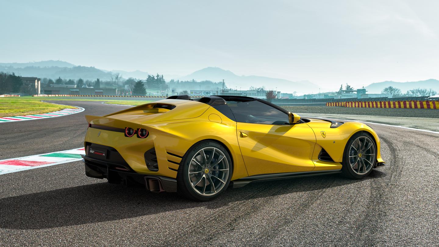 The open-topped Ferrari 812 Competizione A