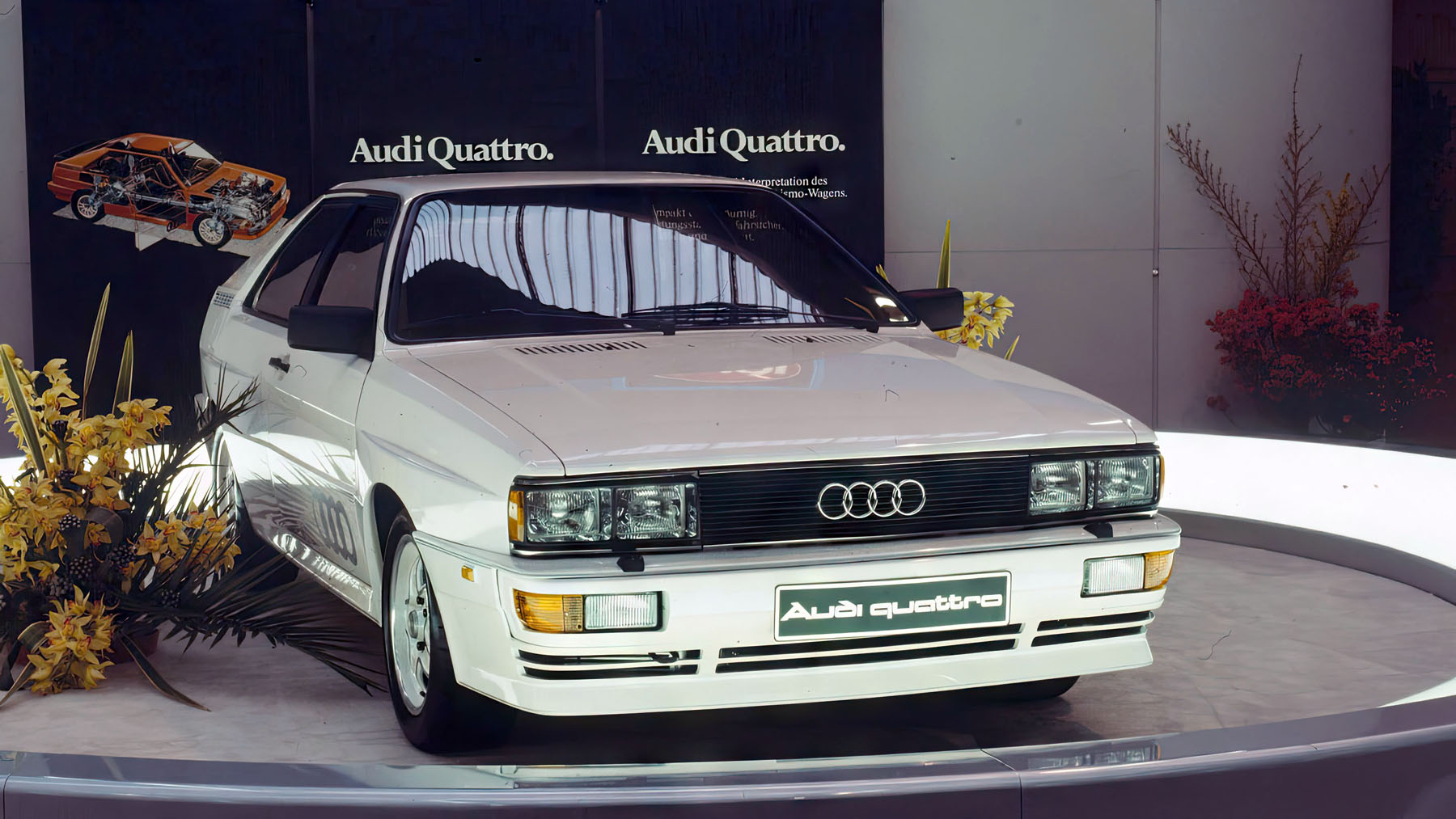 Audi quattro (B2), model year 1980 (Geneva Motor Show)