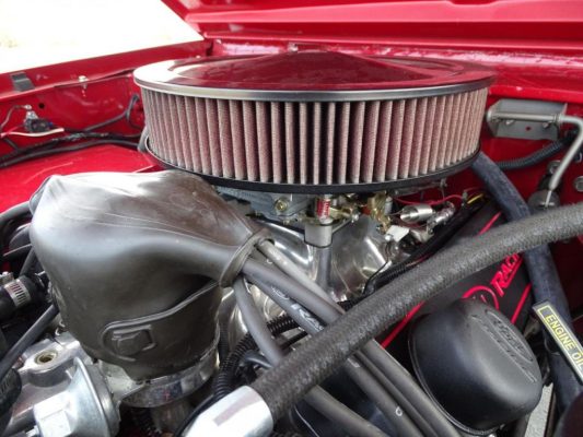 Burgundy 1977 Ford Bronco