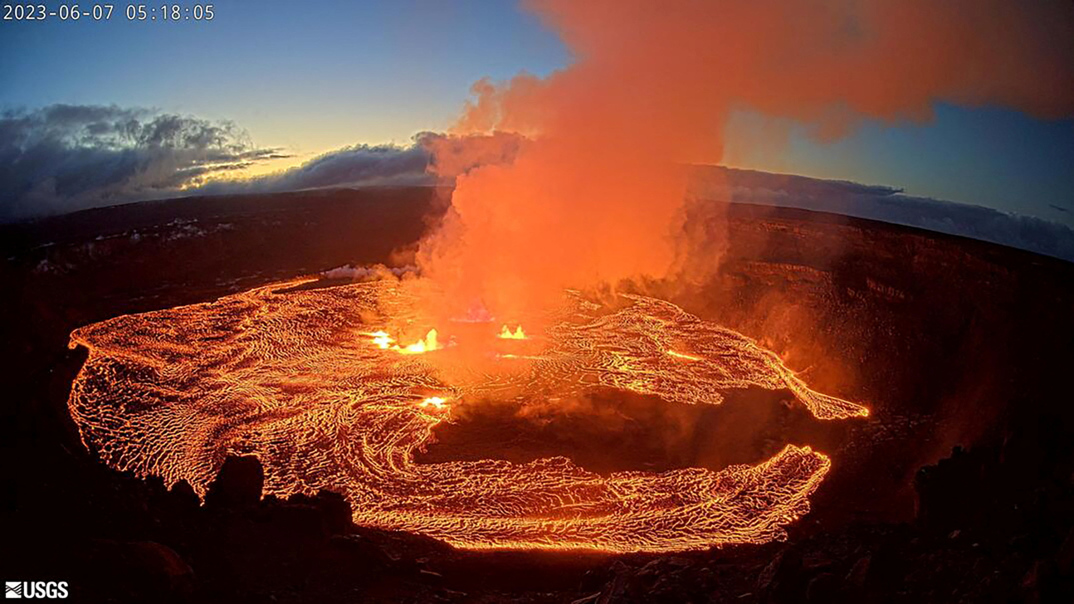 Kilauea volcano erupts in Hawaii, lava confined to crater | Reuters