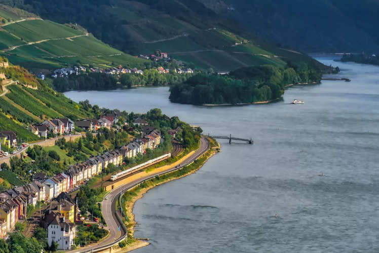 The River Rhine, Europe