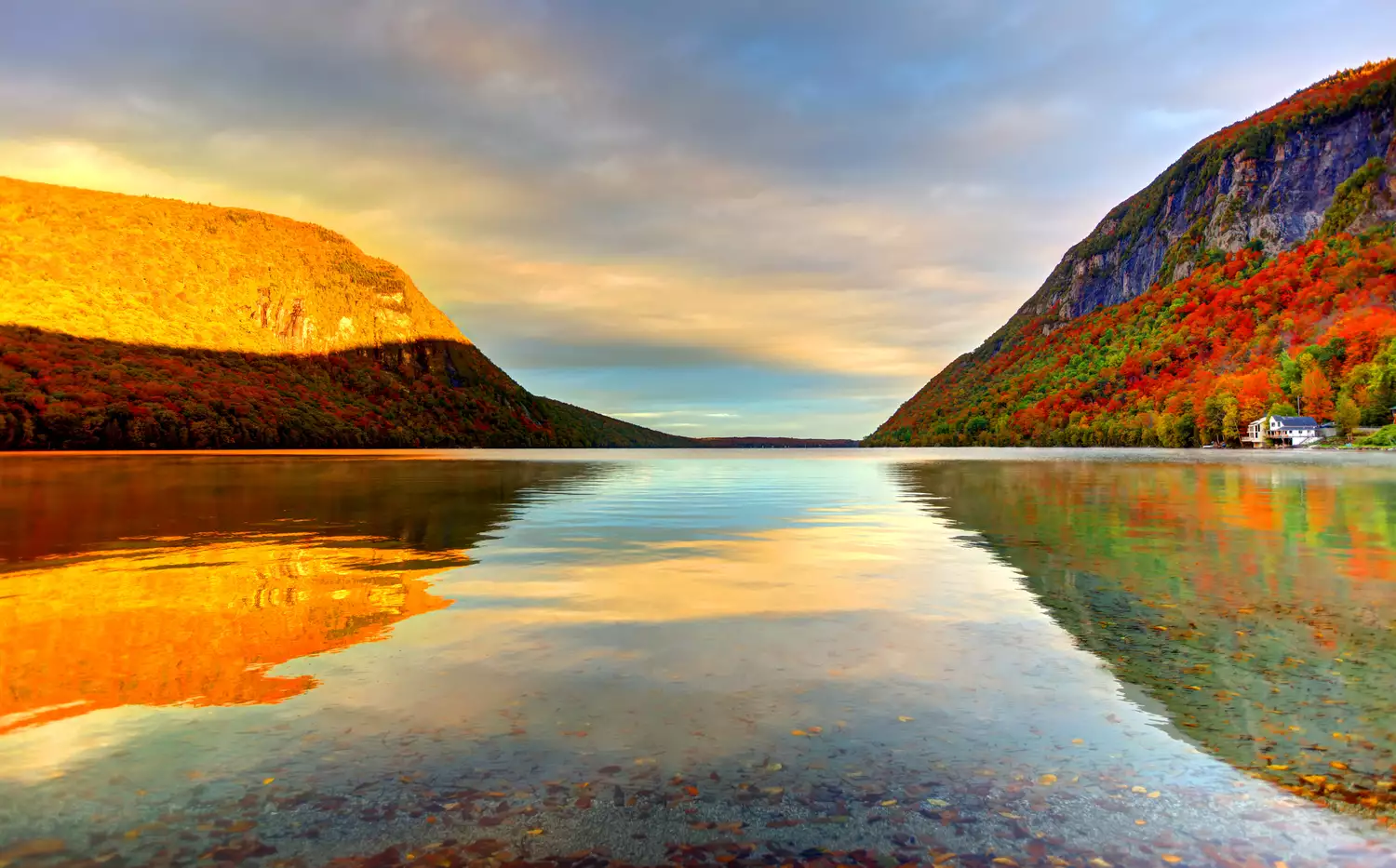 Lake Willoughby in Vermont