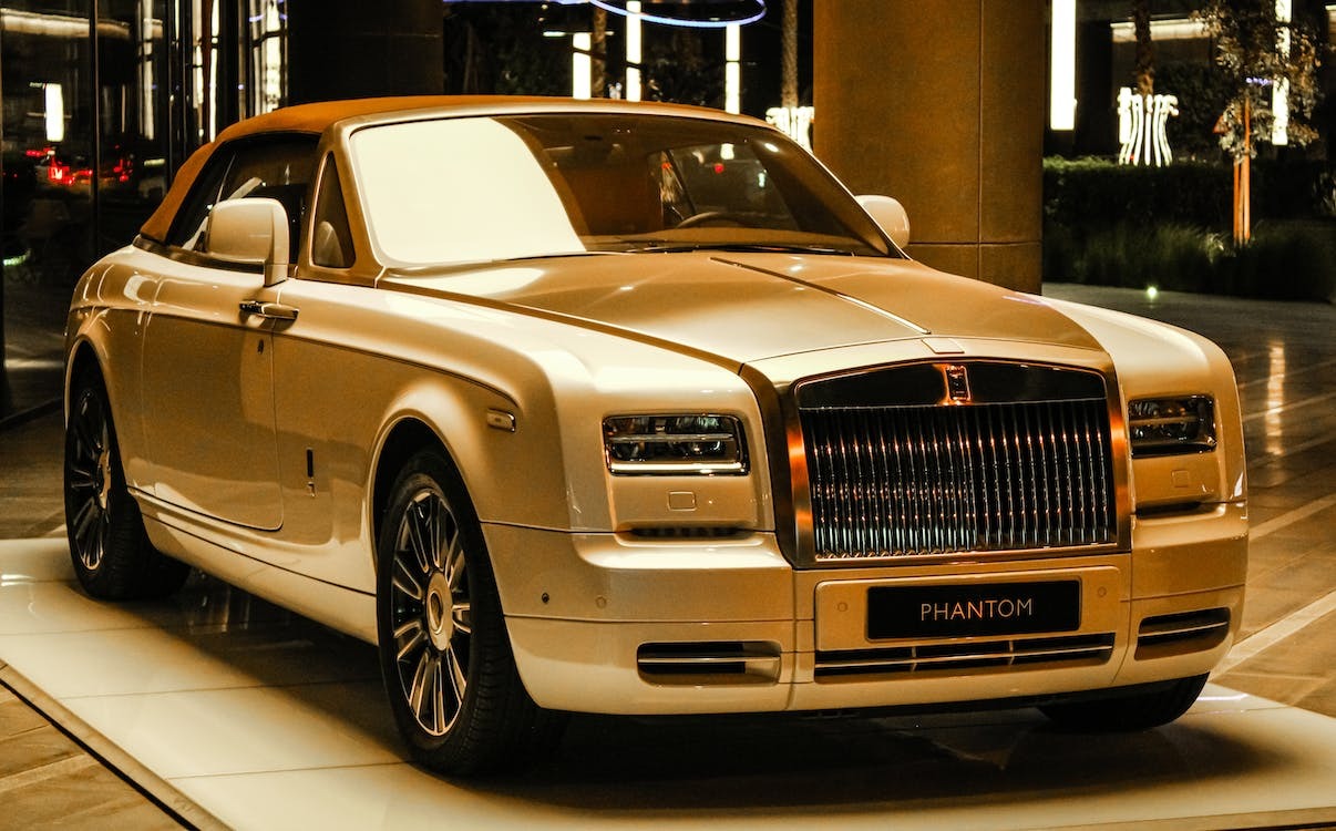 The Epitome of Luxury: The Gold Rolls-Royce