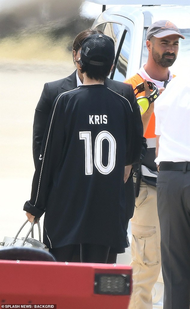 Kris rocked merchandise with her own name on it