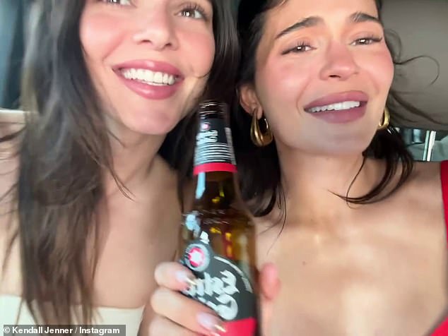 The sisters appeared to be having a blast drinking beers and belting out tunes