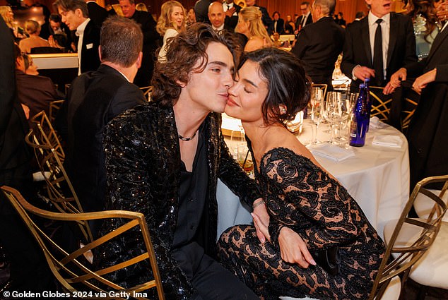 Earlier this month before the Majorca trip, it was revealed that Jenner and Timothee Chalamet's romance is 'still going strong' after the pair recently enjoyed a romantic double date in New York City late last month in May; seen in January in Beverly Hills