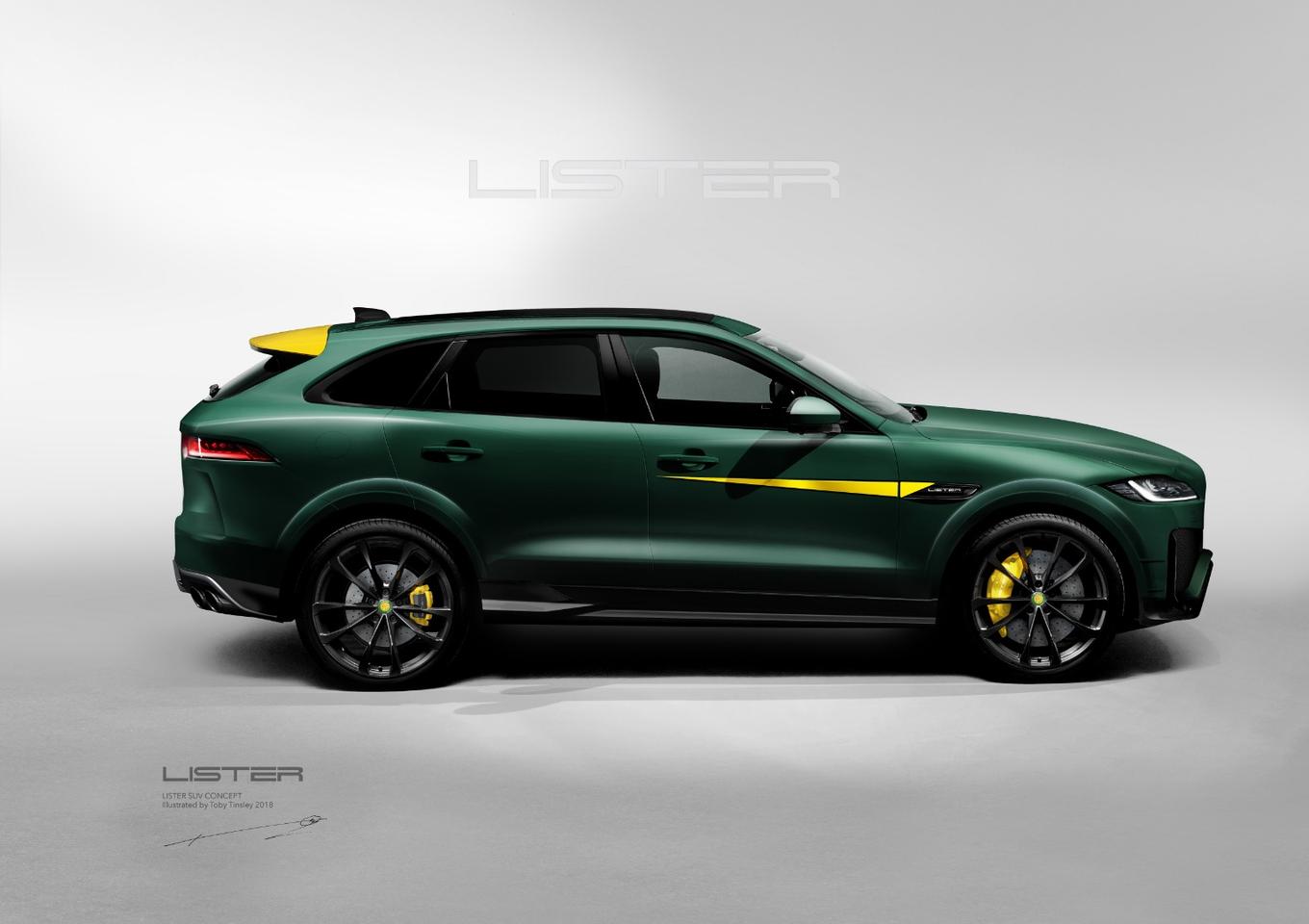 Lister LFP: a top speed of 200 mph, even with these aeros