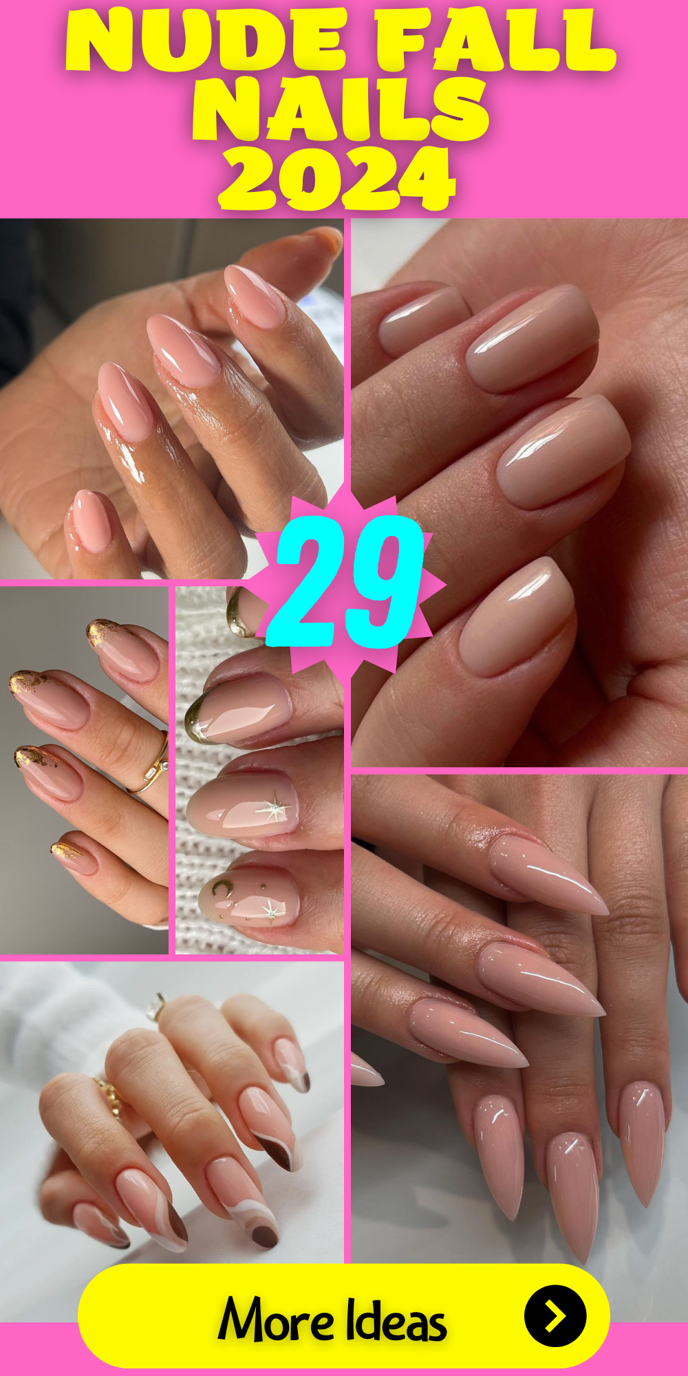 29 Elegant Ideas for Nude Fall Nails 2024