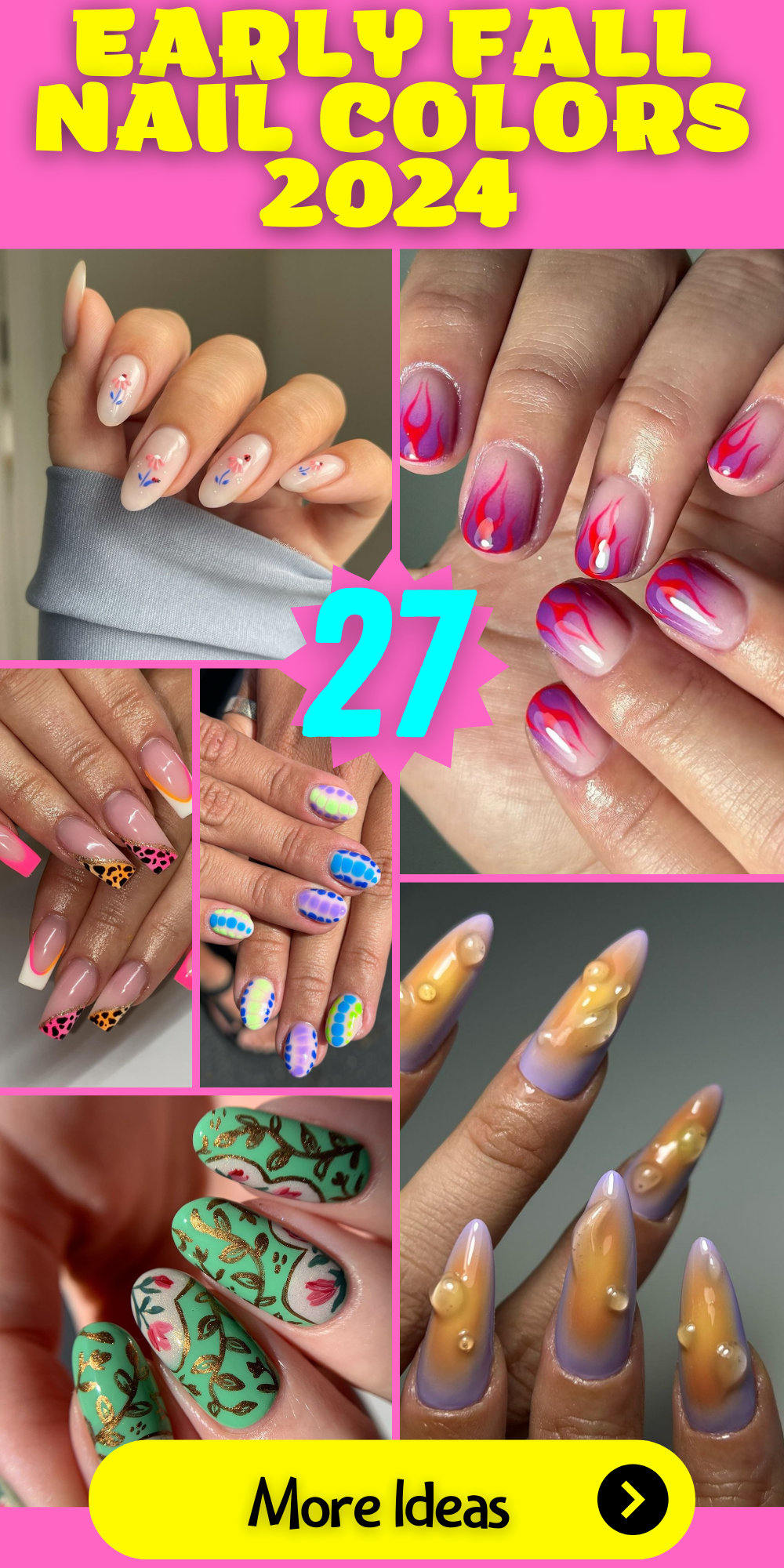 27 Inspiring Ideas for Early Fall Nail Colors 2024