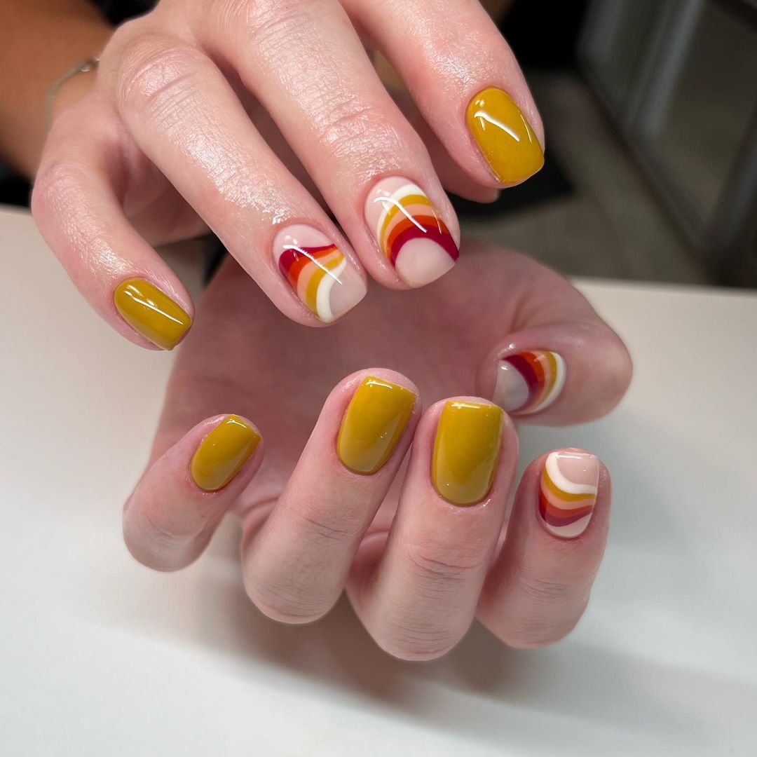 27 Ideas for Fall Themed Nails