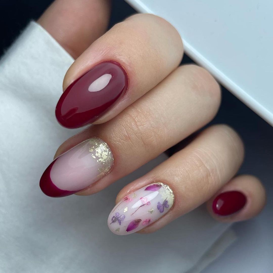 27 Ideas for Burgundy Fall Nails 2024