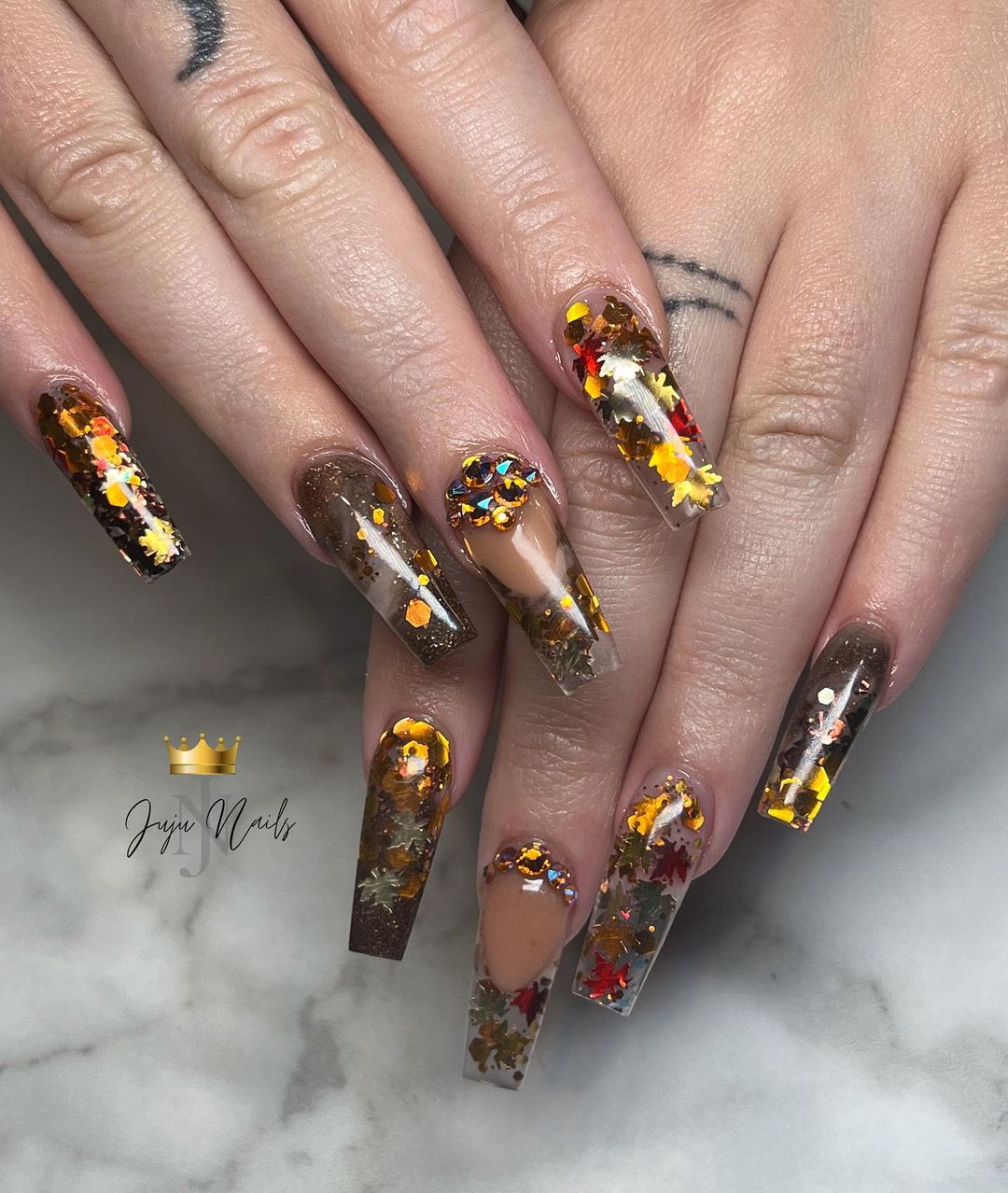 27 Ideas for Fall Themed Nails