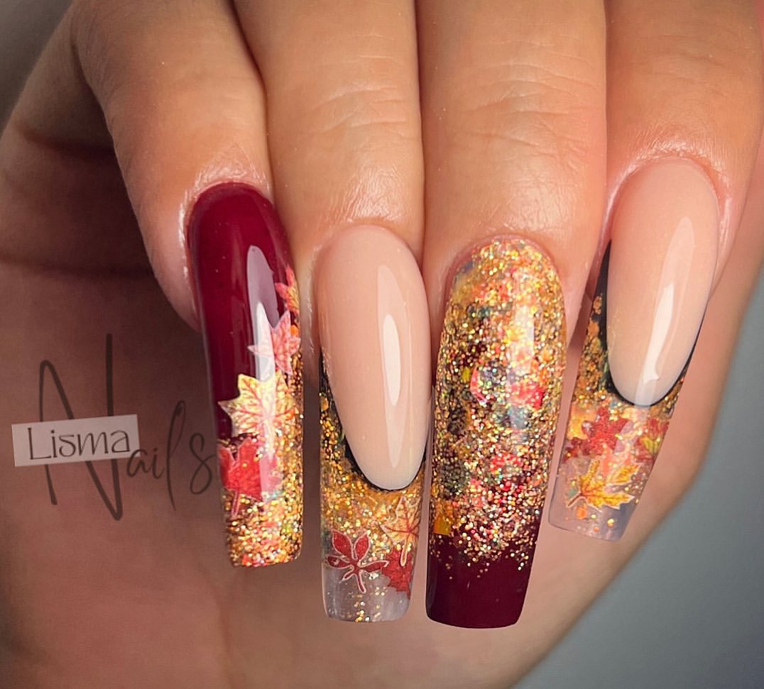 27 Ideas for Fall Themed Nails