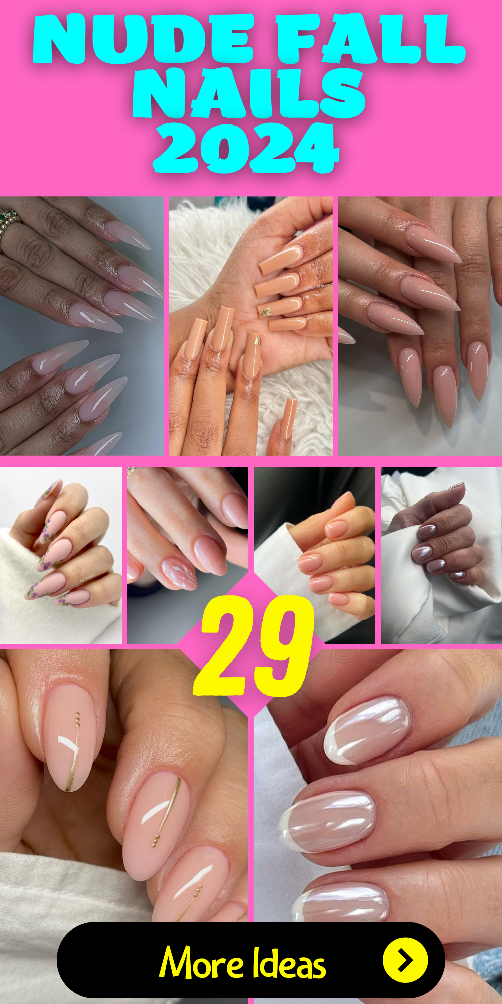 29 Elegant Ideas for Nude Fall Nails 2024